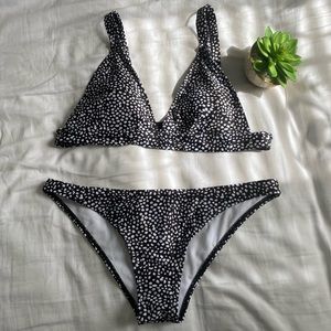 Black and White Bikini